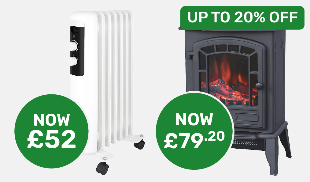 Up to 20% off selected Heating