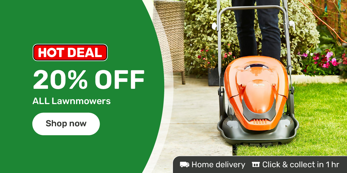 20% off ALL Lawnmowers 