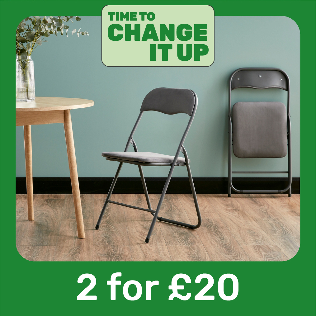 2 for £20 Folding Chairs