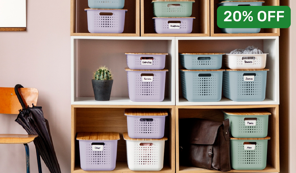 20% off Selected Storage Baskets