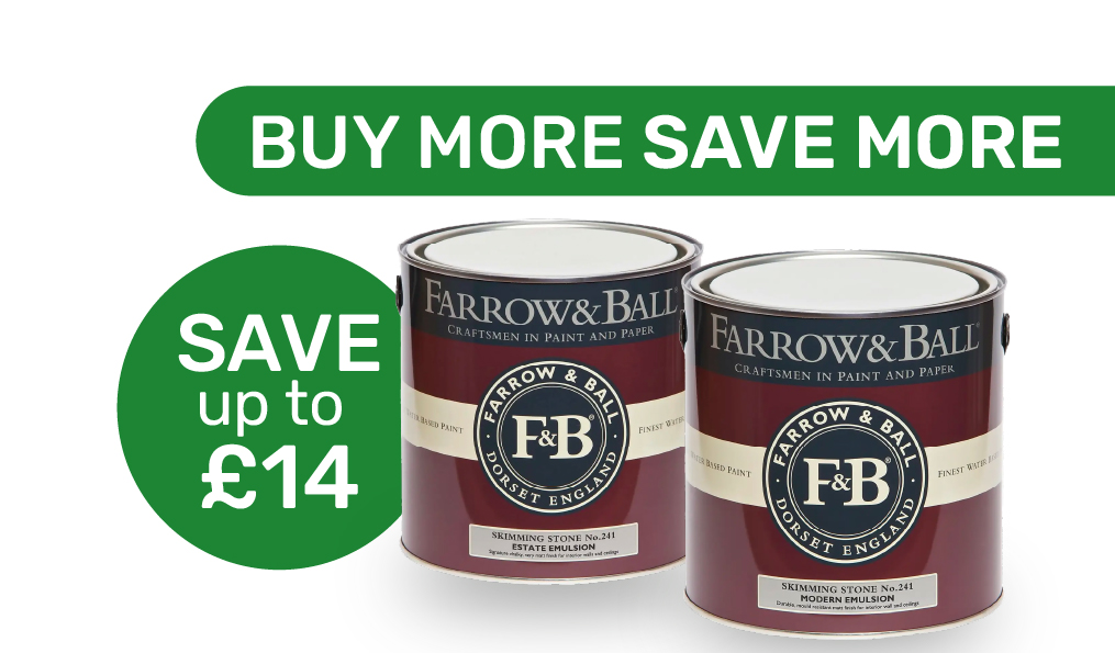 Buy 2 and save on Farrow & Ball Matt Paint 2.5L