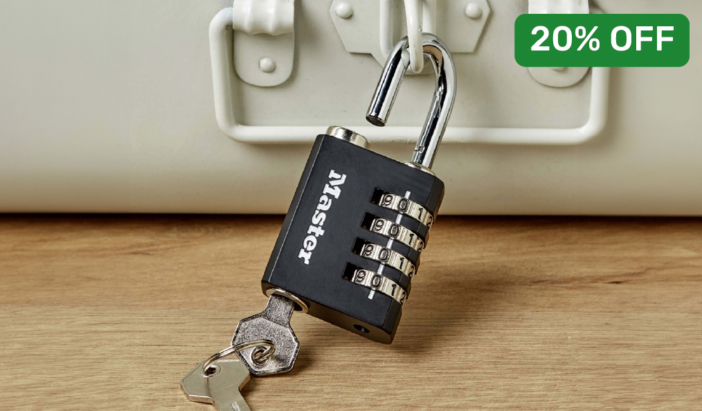 20% off Masterlock