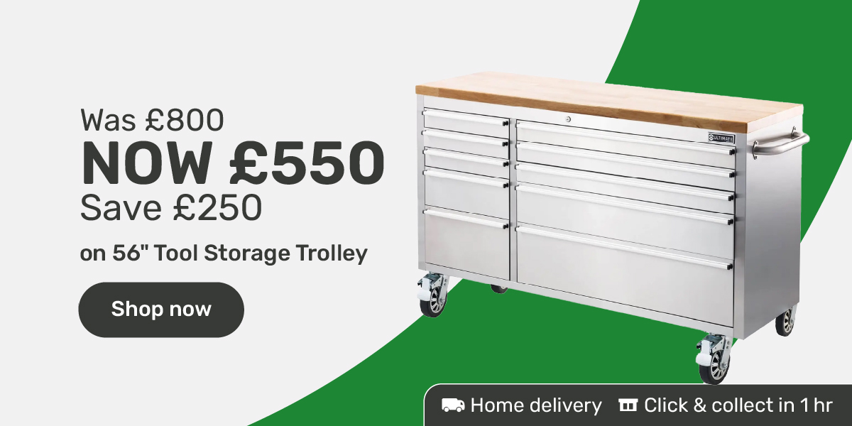 Save £250 on 56" Tool Storage Trolley