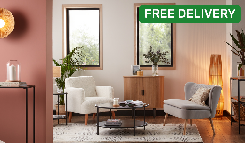 Free delivery on all Indoor Furniture