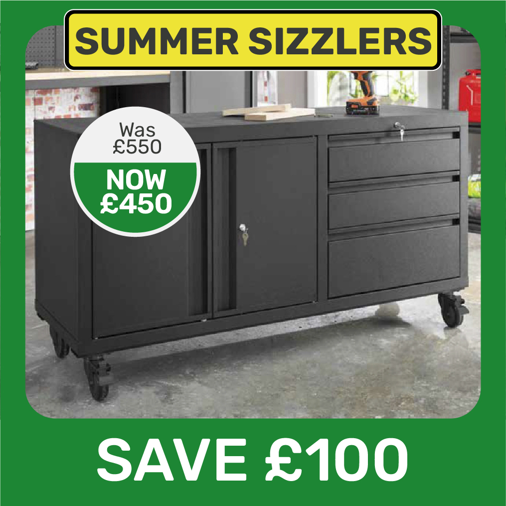 Save £100 on Ultimate XL 72 inch Mobile Storage Tool Trolley