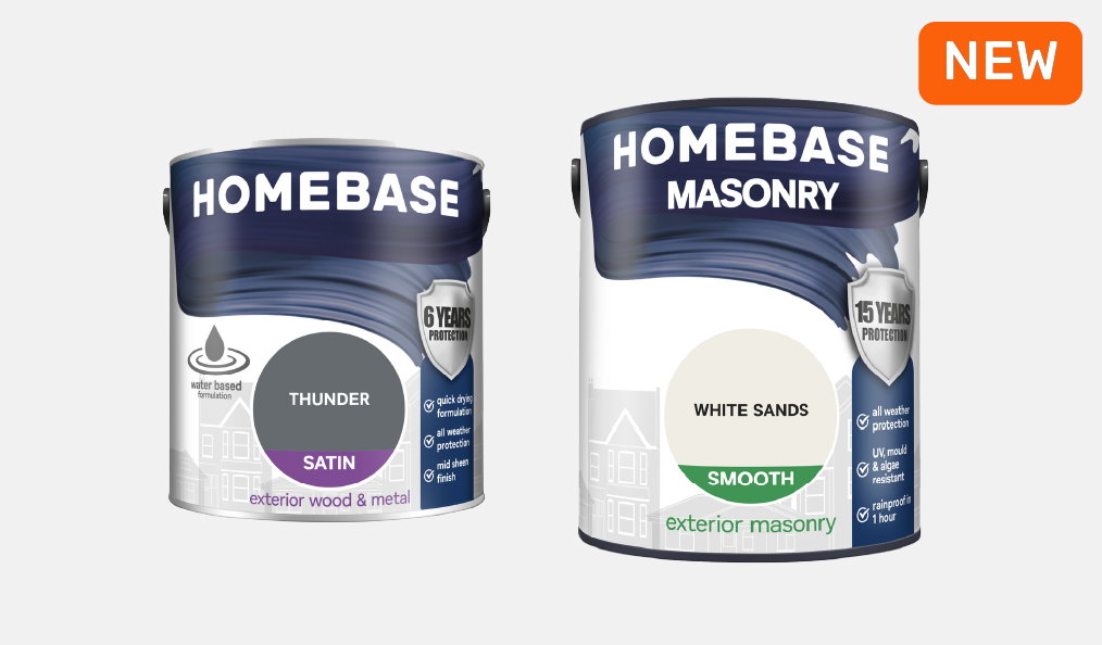 NEW COLOURS Homebase Outdoor Paint