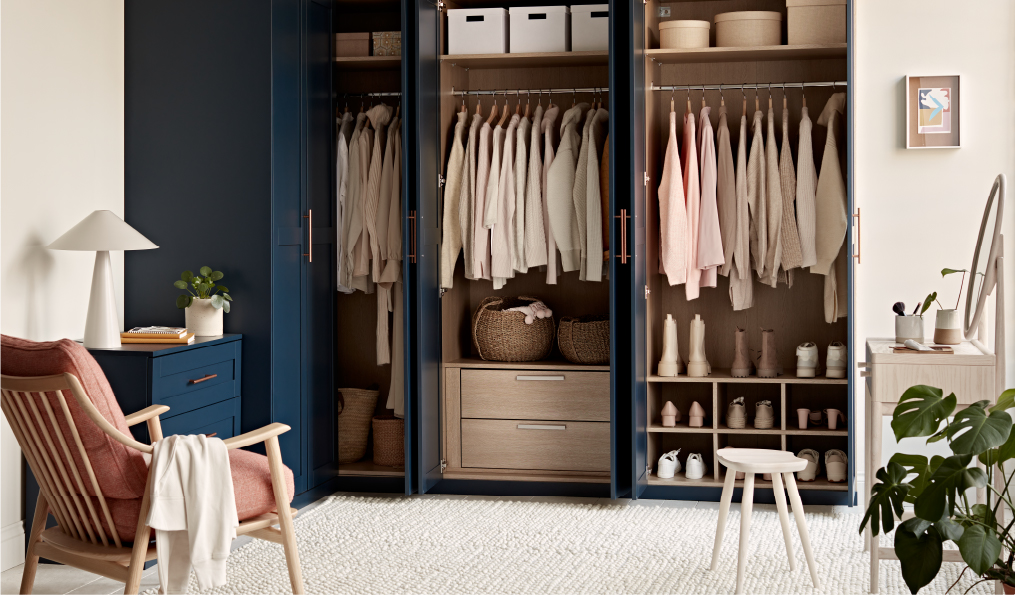 Wardrobe storage ideas