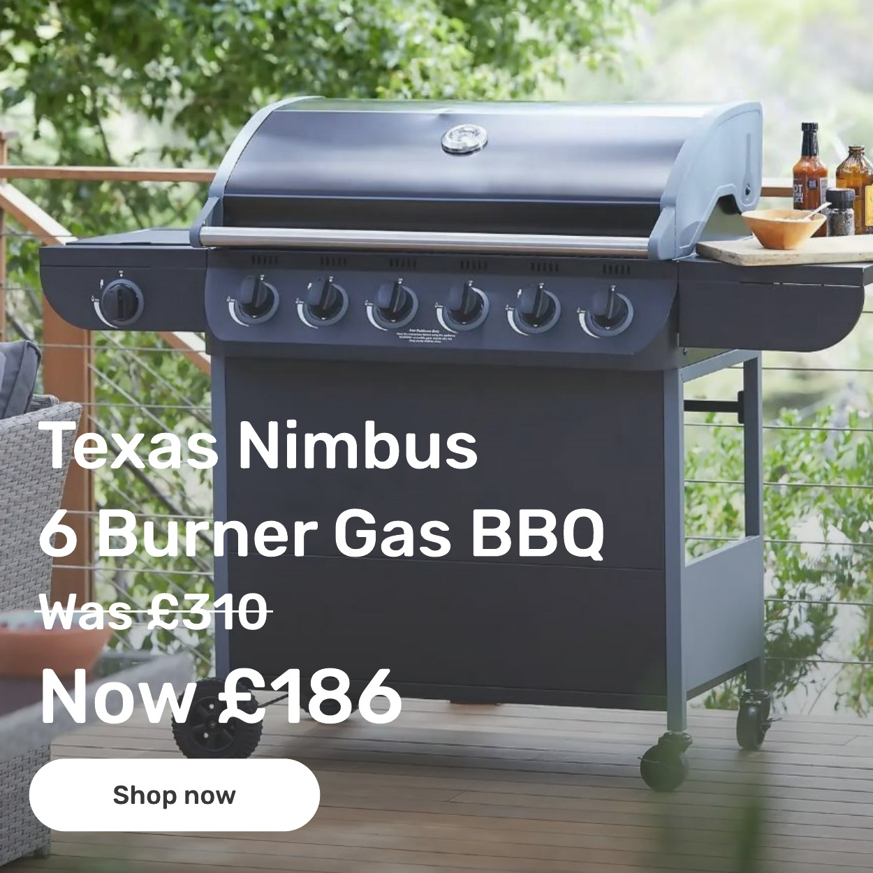 Homebase clearance gas barbecues