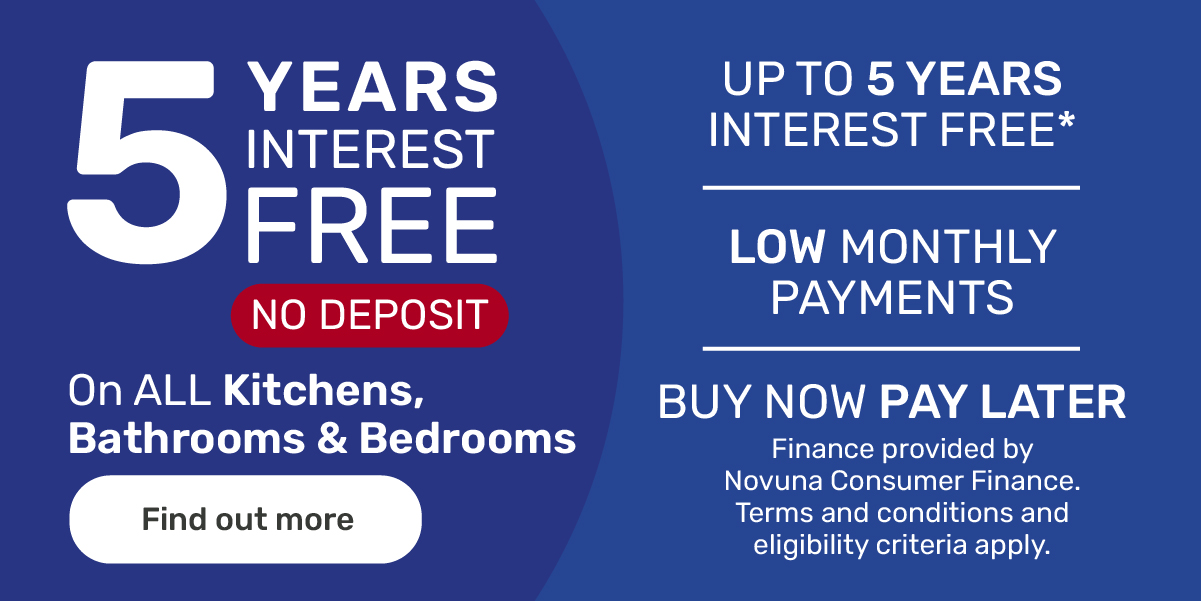 5 years interest free finance offer
