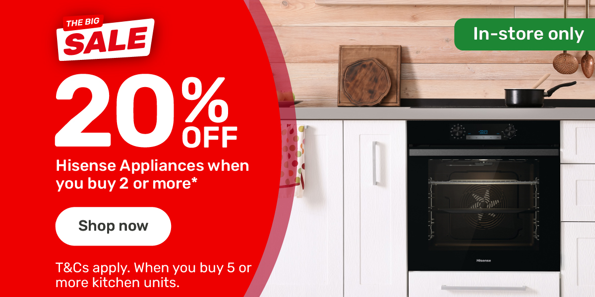 20% Off Hisense Appliances when you buy 2 or more