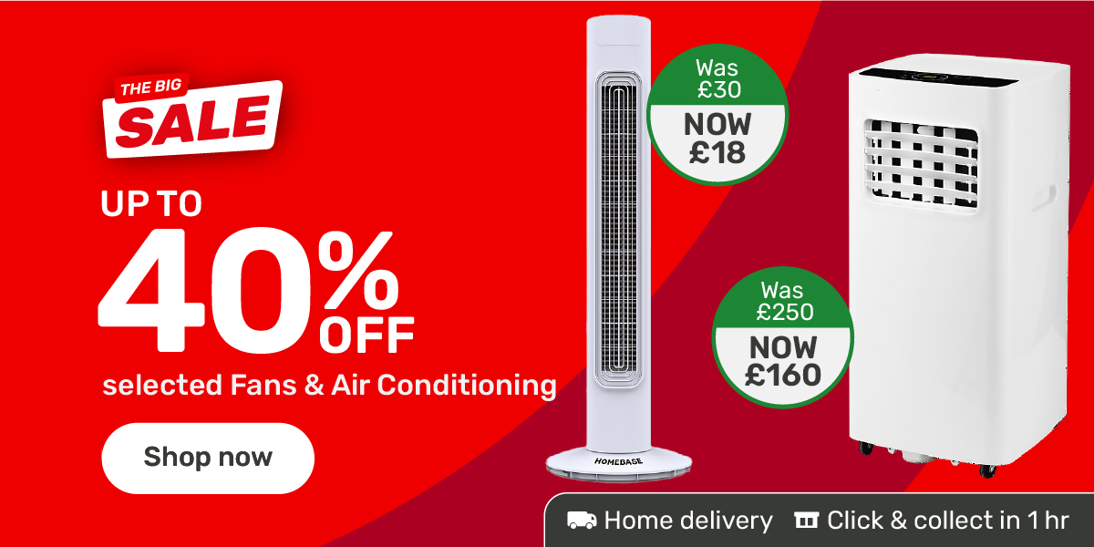 40% off Selected Fans and Air Conditioning