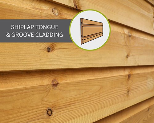 Shiplap Tongue & Groove Cladding