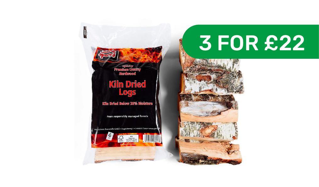 3 for £22 on Kiln Dried Logs