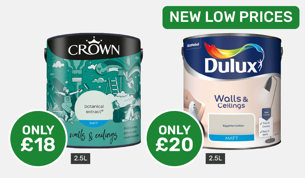 New Low Prices on Indoor Paint