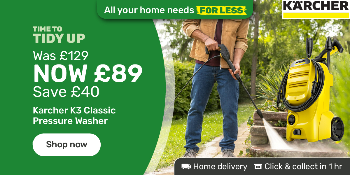 Save £40 Karcher K3 Classic Pressure Washer