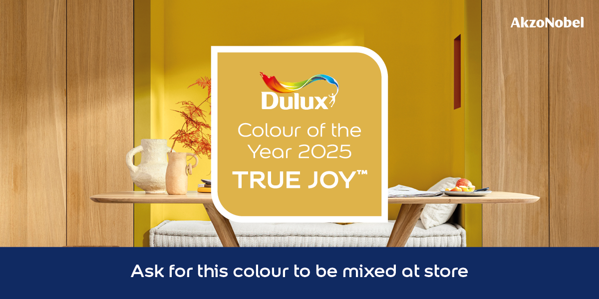 True Joy™ Dulux colour of the year header banner