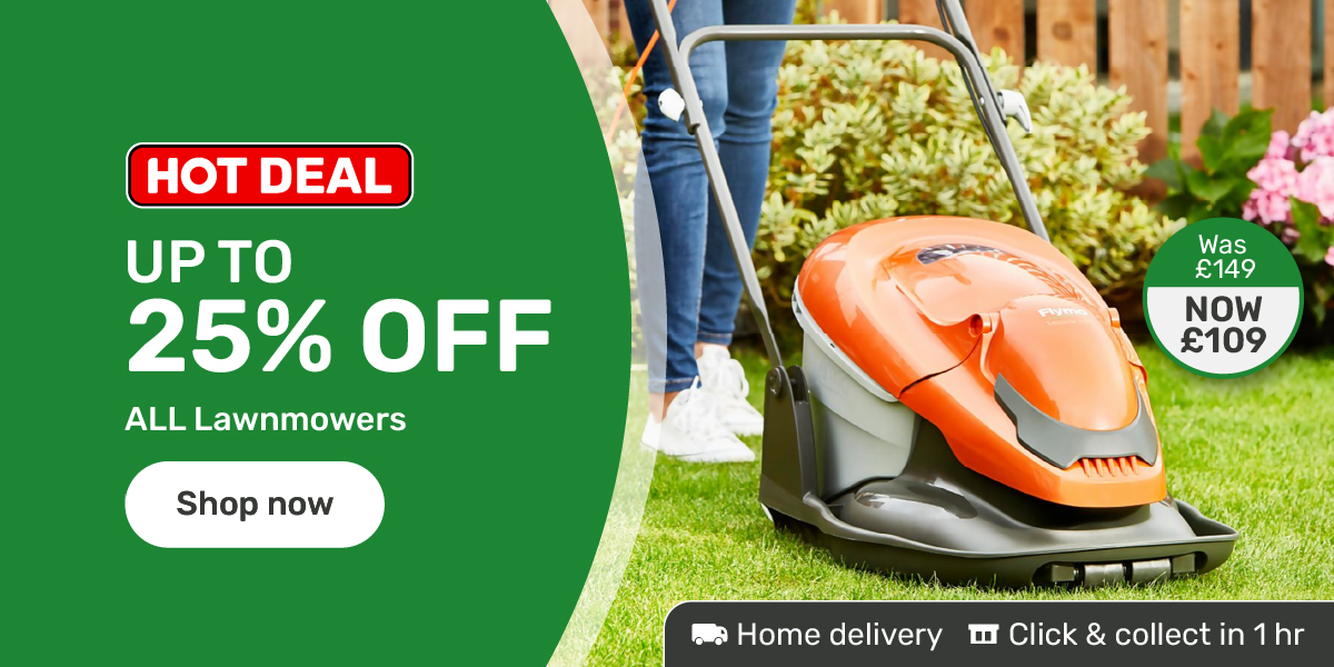 Up to 25% off Lawnmowers