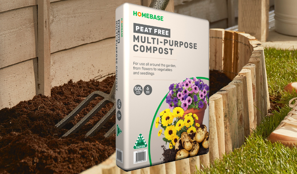 Now £5 Homebase Peat Free Compost 50L