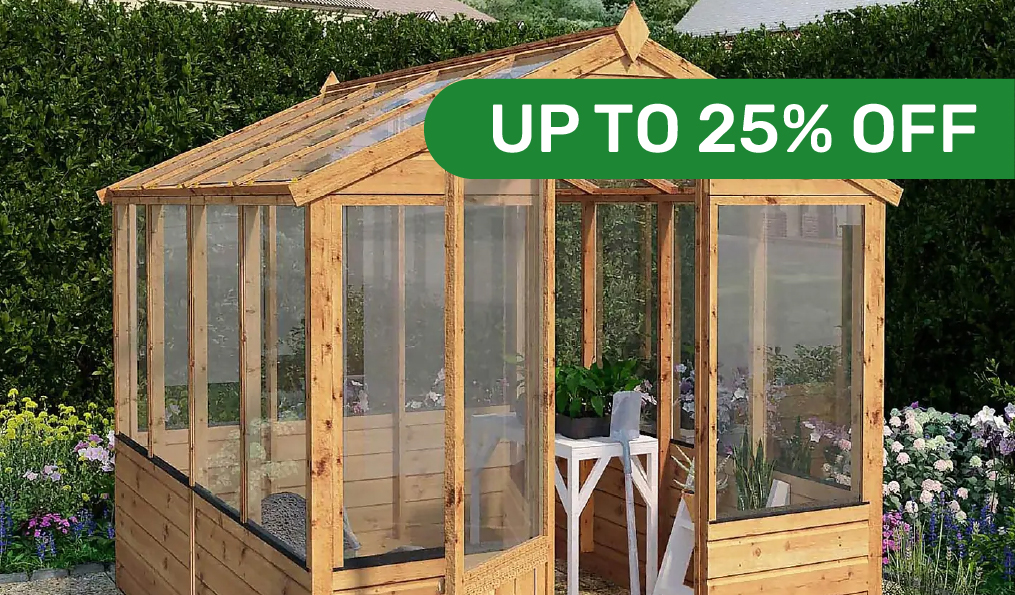 Up to 25% Off selected Greenhouses