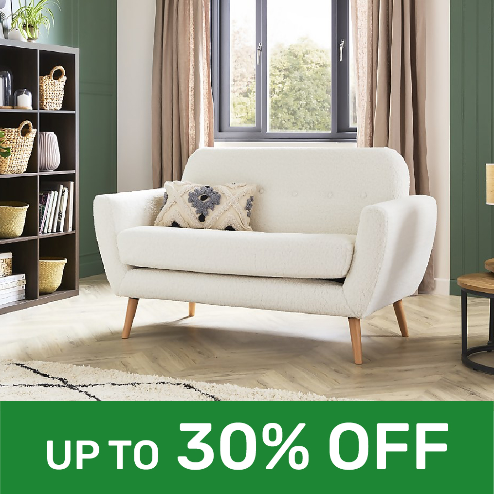 Up to 30% off selected Indoor Furniture