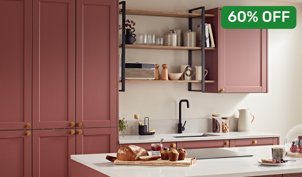 60% off Kitchen Units + 20% off Granite worktops when you buy 5 or more Kitchen Units