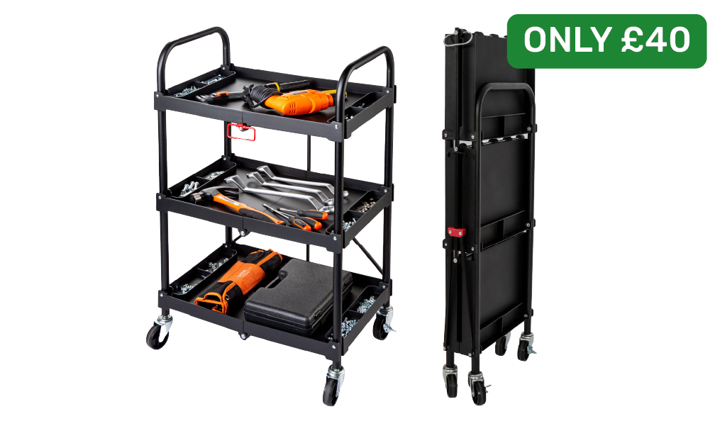 Homebase Foldable Utility Trolley Only £40