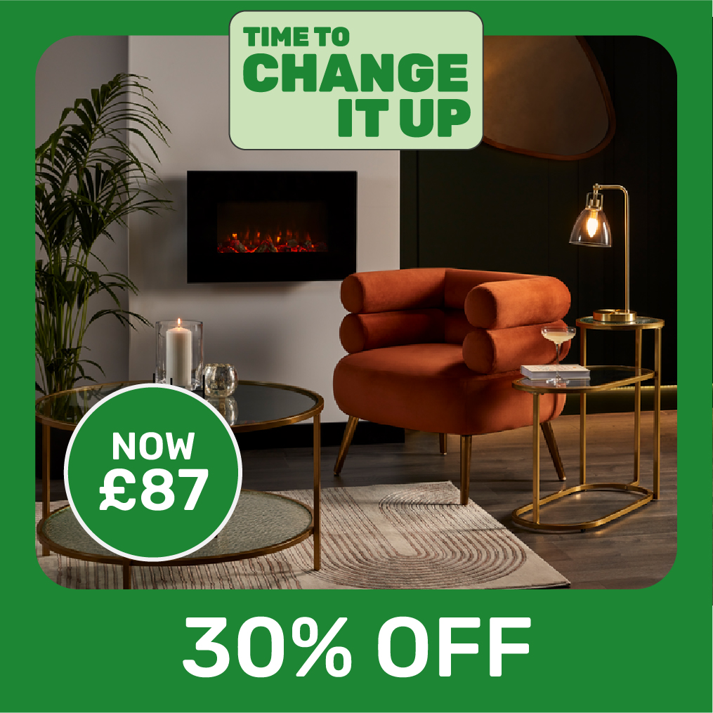 Up to 30% off selected Living Room Furniture