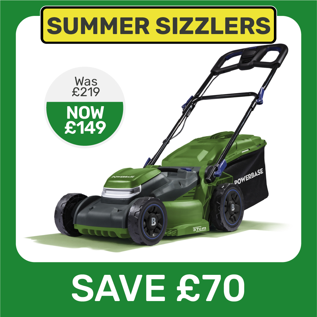 Save £70 on Powerbase Lawn Mower - 37cm