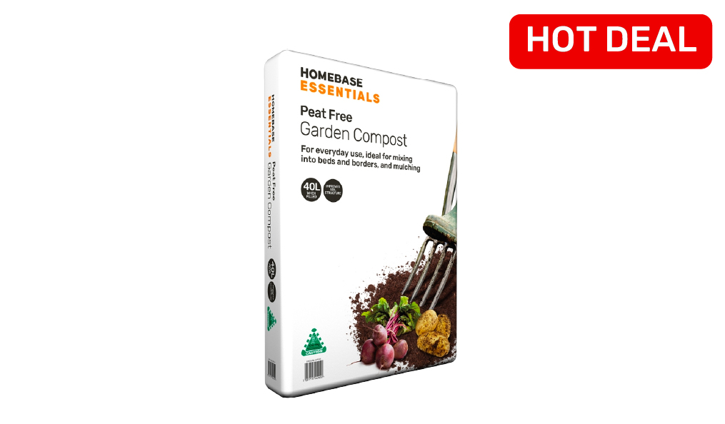 5 for £15 Homebase Peat Free Garden Compost