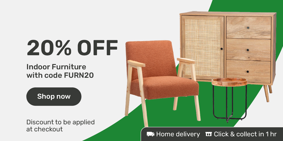20% off Selected Furniture with code: FURN20