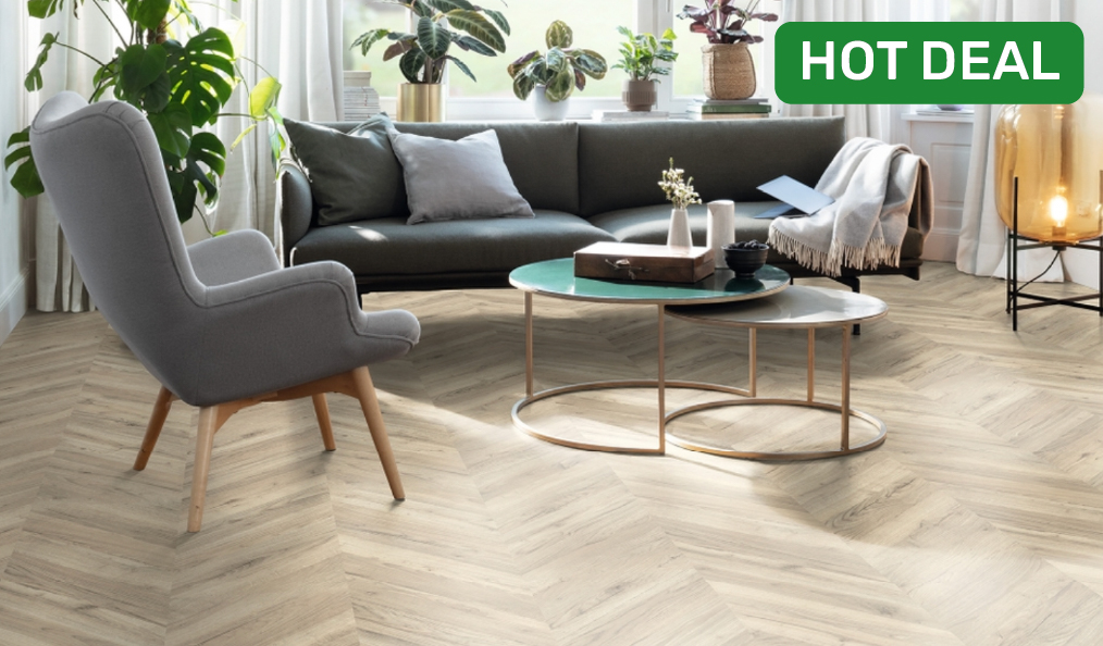 20% off when you spend £50 or more on Laminate, Luxury Vinyl and Solid Wood Flooring