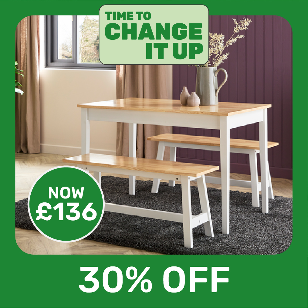 30% off selected Dining Tables & Chairs