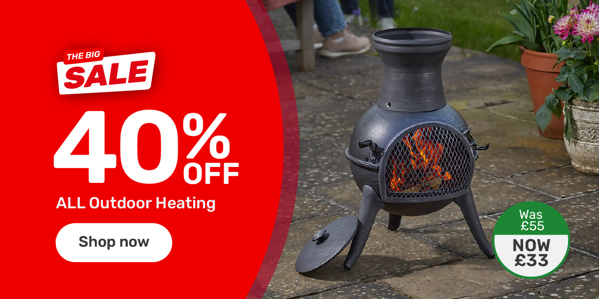 40% off All Outdoor Heating