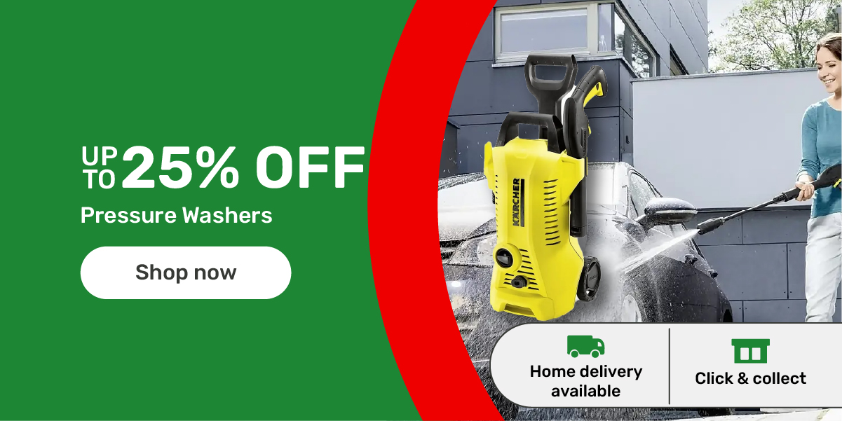 Up to 25% off Pressure Washers