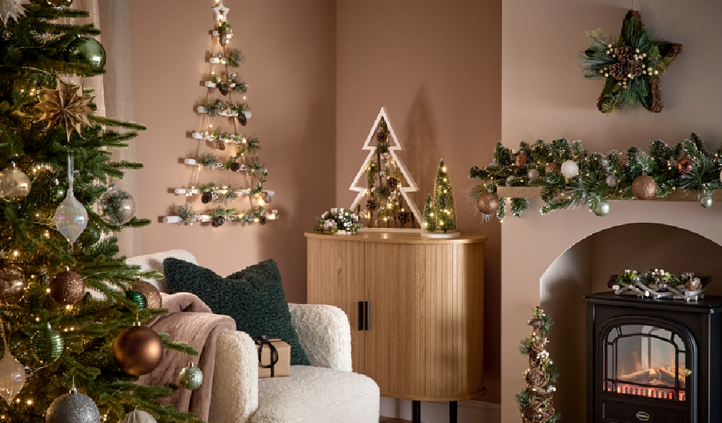 Indoor Christmas decoration ideas for living rooms