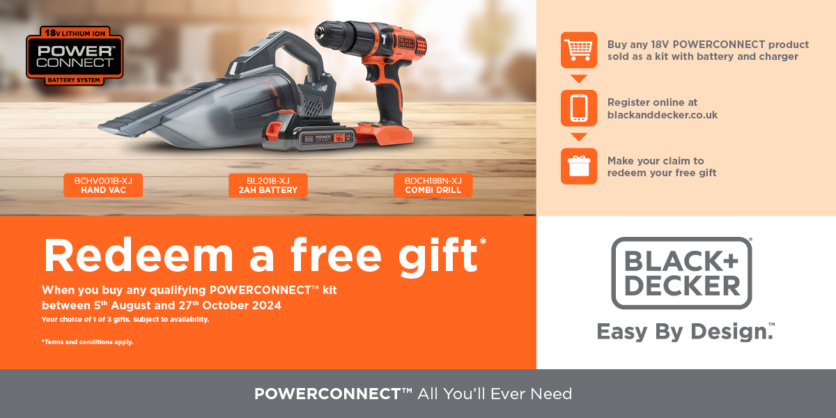 Black & Decker free gift offer