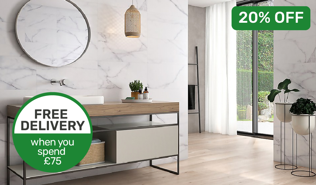 20% off selected Flooring & Tiles