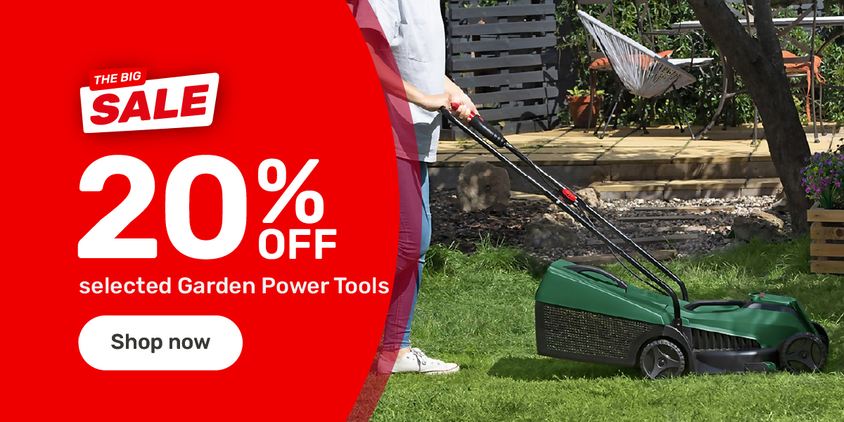 20% off Selected Garden Power Tools 