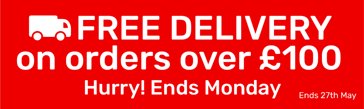 free delivery on orders over £100