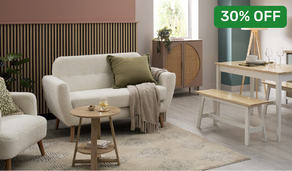 30% off selected Furniture 