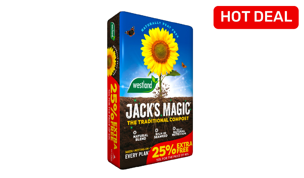 Save £3 on Jack's Magic Peat Free All-Purpose Compost