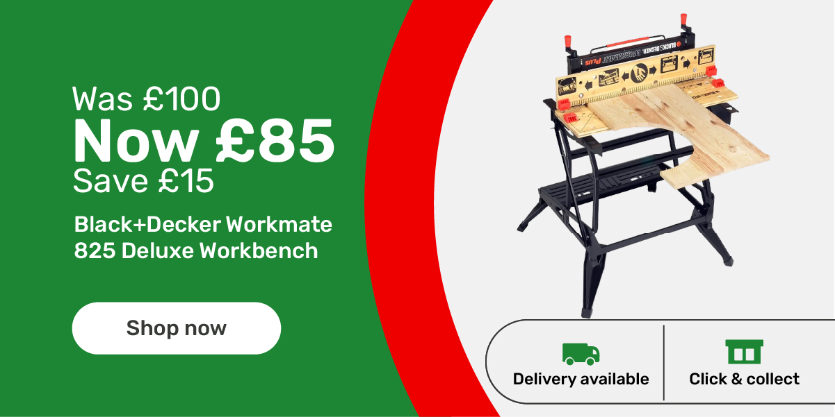 Save £15 on Black+Decker Workmate 825 Deluxe Workbench