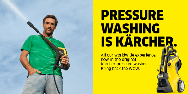 Pressure washing is Karcher