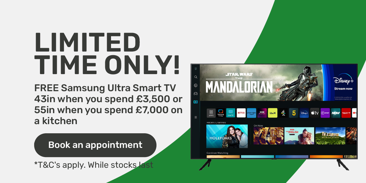 FREE  TV on orders over £3500