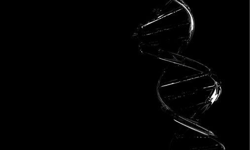 DNA strain image in the dark side