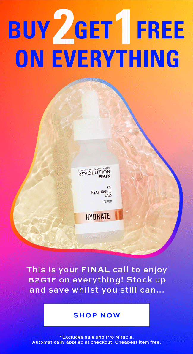 Run don't walk 🏃 Revolution Beauty