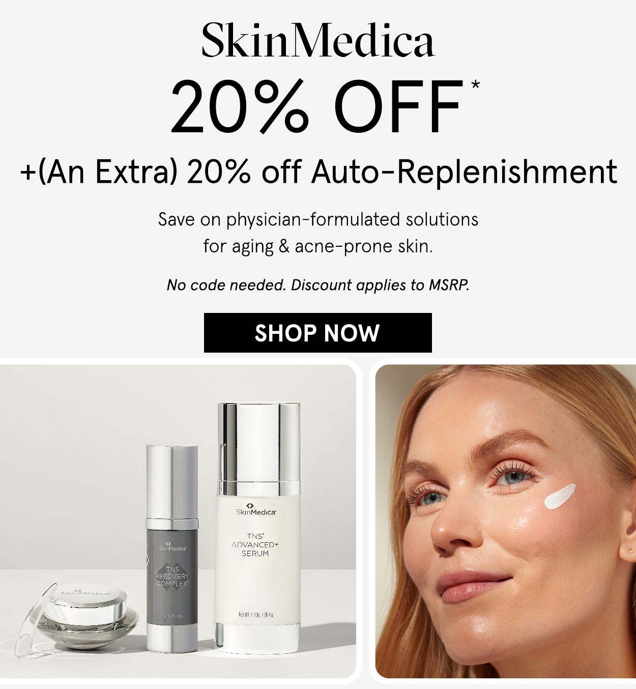 20% off your 2024 SkinMedica routine - Dermstore