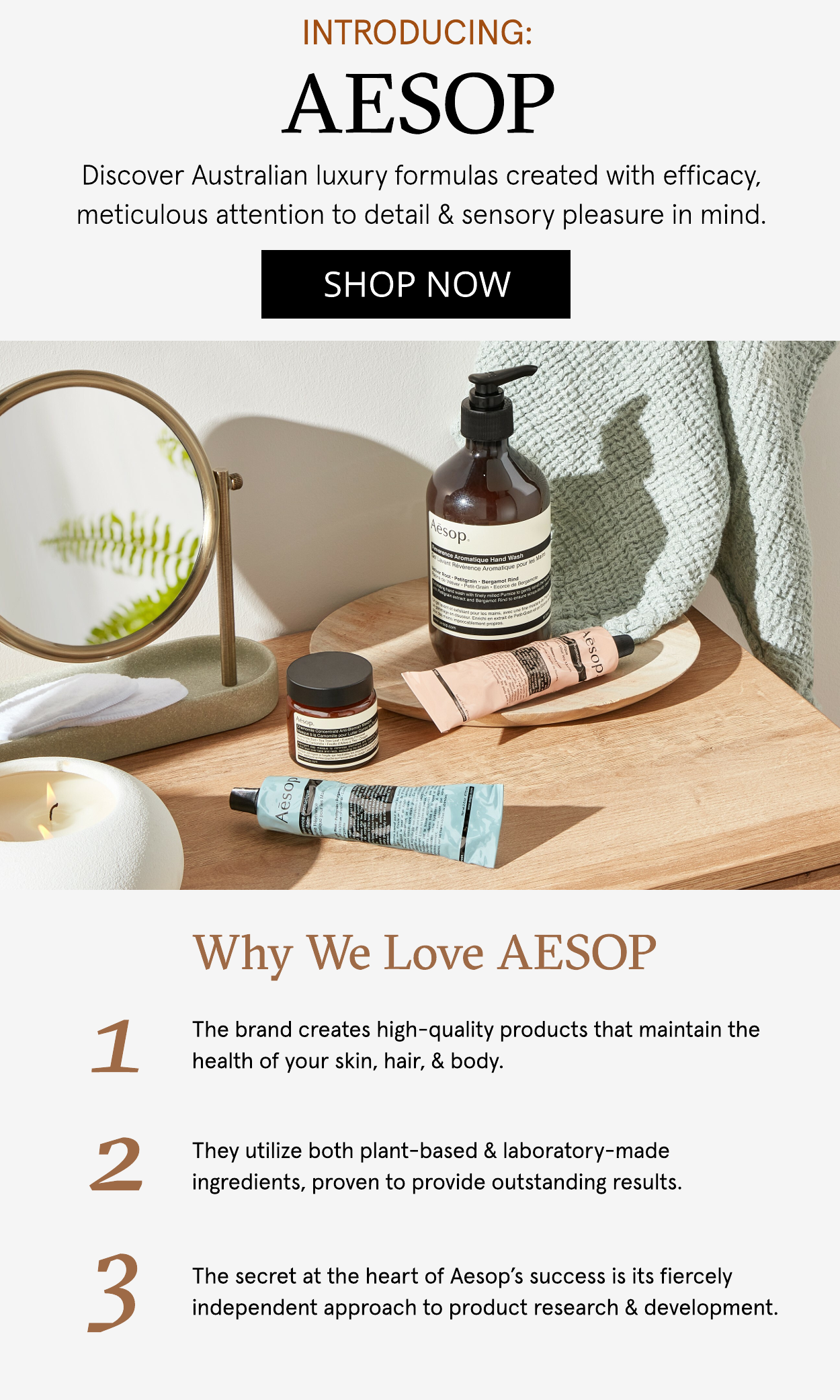 AESOP Now at Dermstore Dermstore