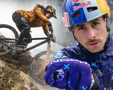 Mountain Biker and Kriss Kyle