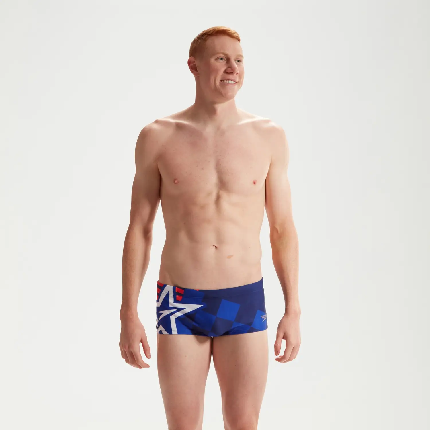 Men's Club Training Placement 17cm Digital Brief Blue